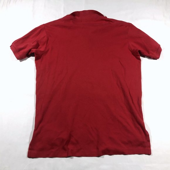 Ralph Lauren Polo Men's Red Crest Golf Logo Regular Fit Short Sleeve Shirt Sz M - Picture 6 of 6
